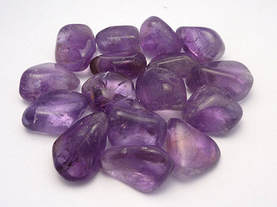 amethyst tumbled stone