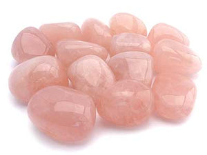 rose quartz tumbled stones