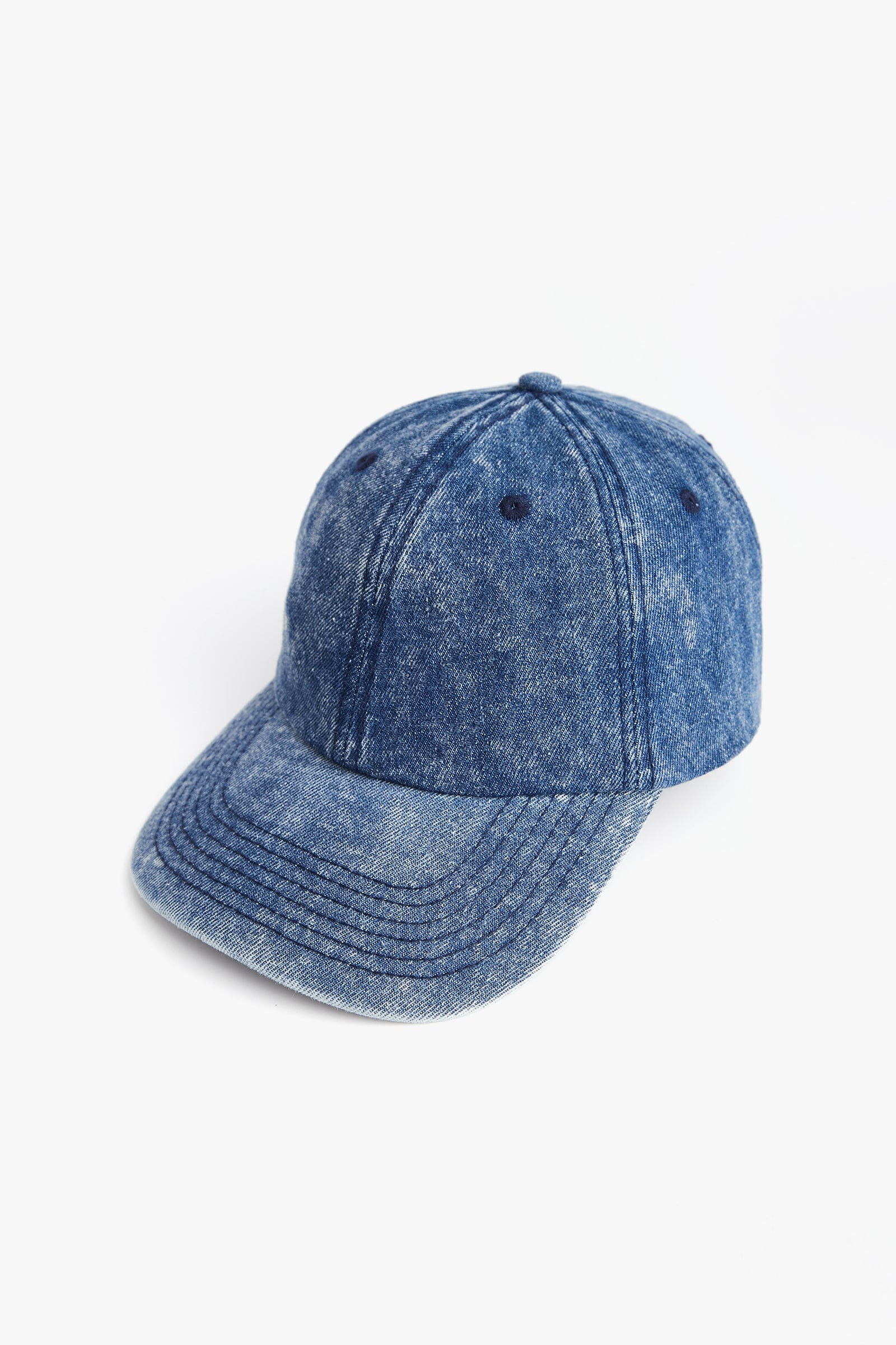 

Dark Blue Wash Denim Baseball Cap