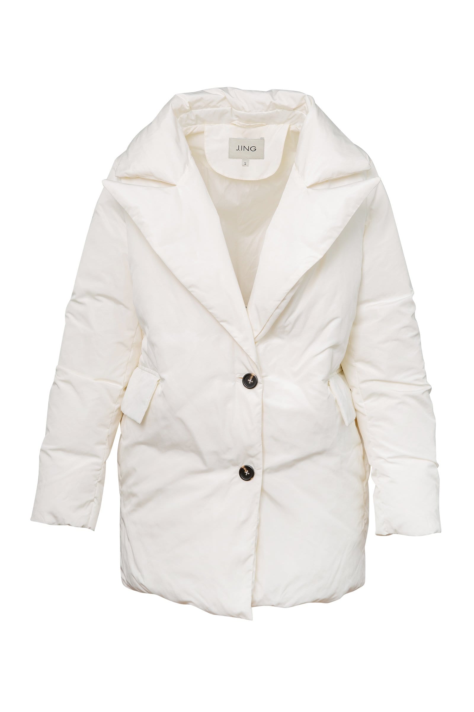 white wrap coat