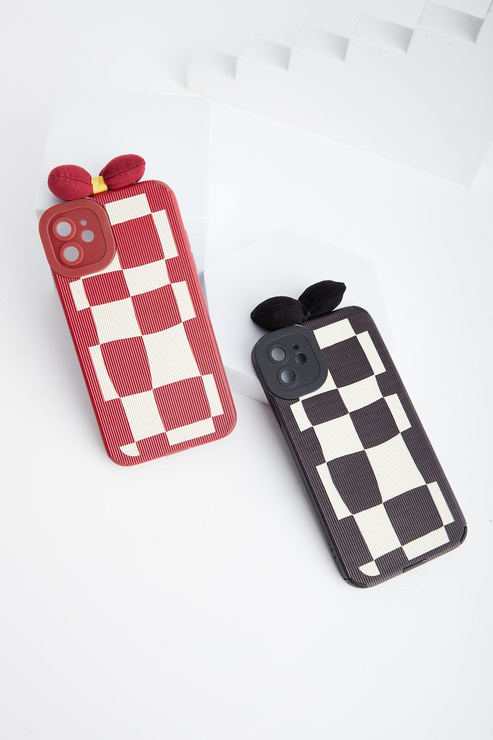 

Odalys Dark Red Checkerboard Phone Case