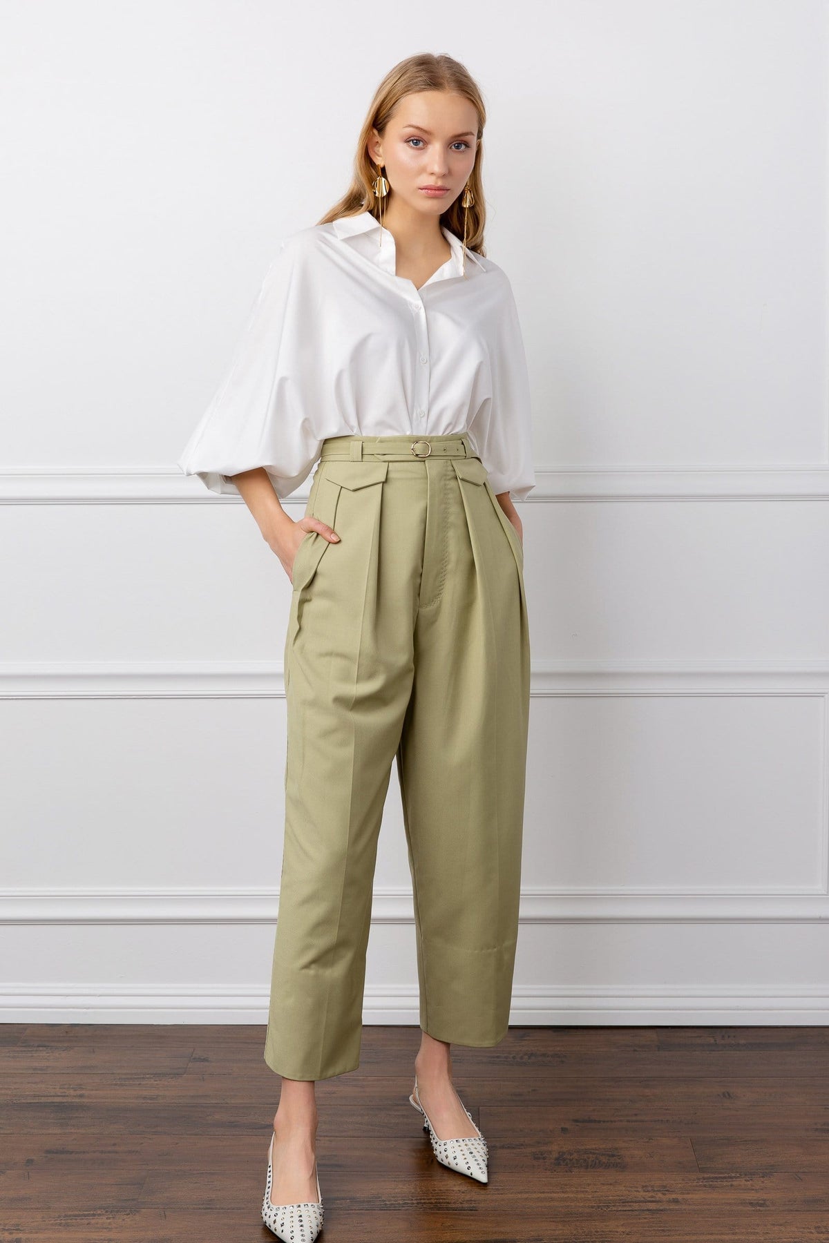 cropped womens pants