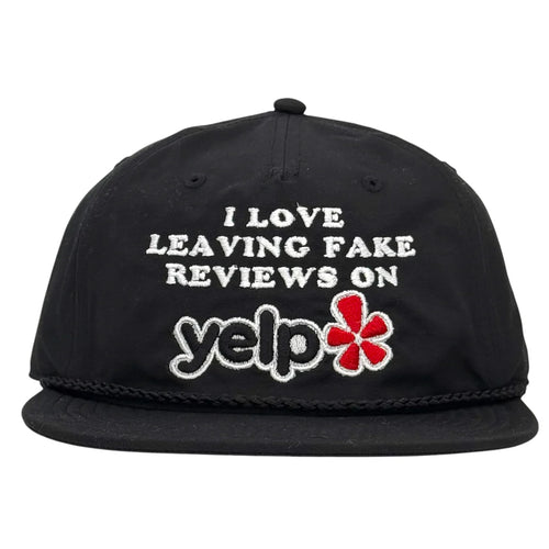 I Love Leaving Fake Reviews Hat Custom Embroidered
