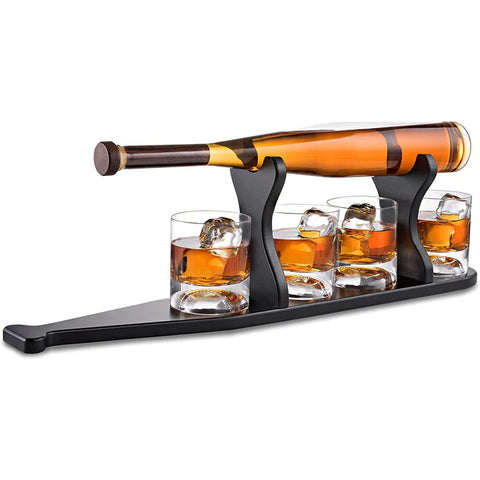 Golf Whiskey Decanter and 4 Liquor Glasses - Decanter & Glass Set - Golf  Gifts - Unique Whiskey Decanter Set - Bourbon & Scotch Decanter for Serving  Alcohol - Golfer Gift 