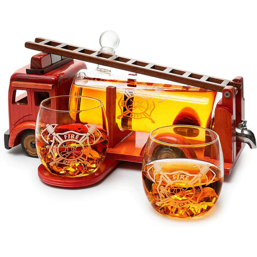 Firetruck Decanter