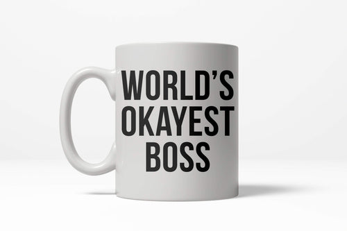 World's Okayest Boss Mug