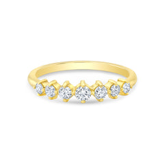 Graduating Diamond Ring in 14K Gold by Carter Eve Jewelry
