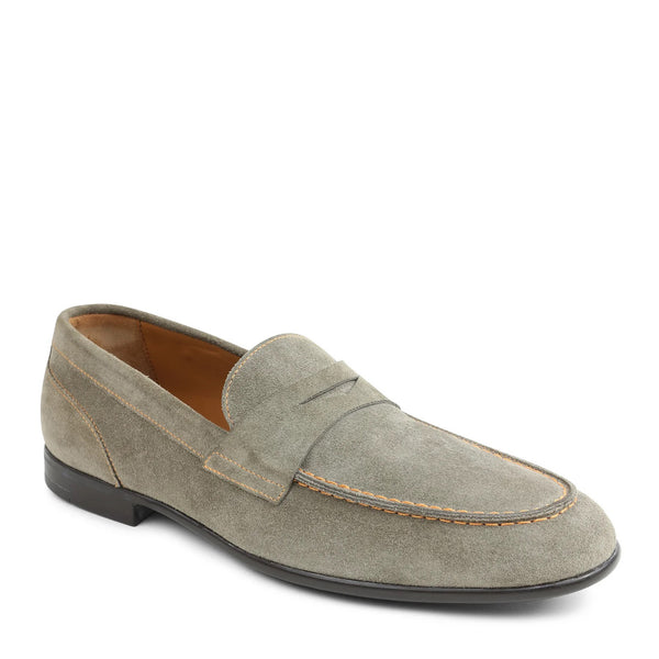Silas Suede Loafer - Taupe – Bruno Magli
