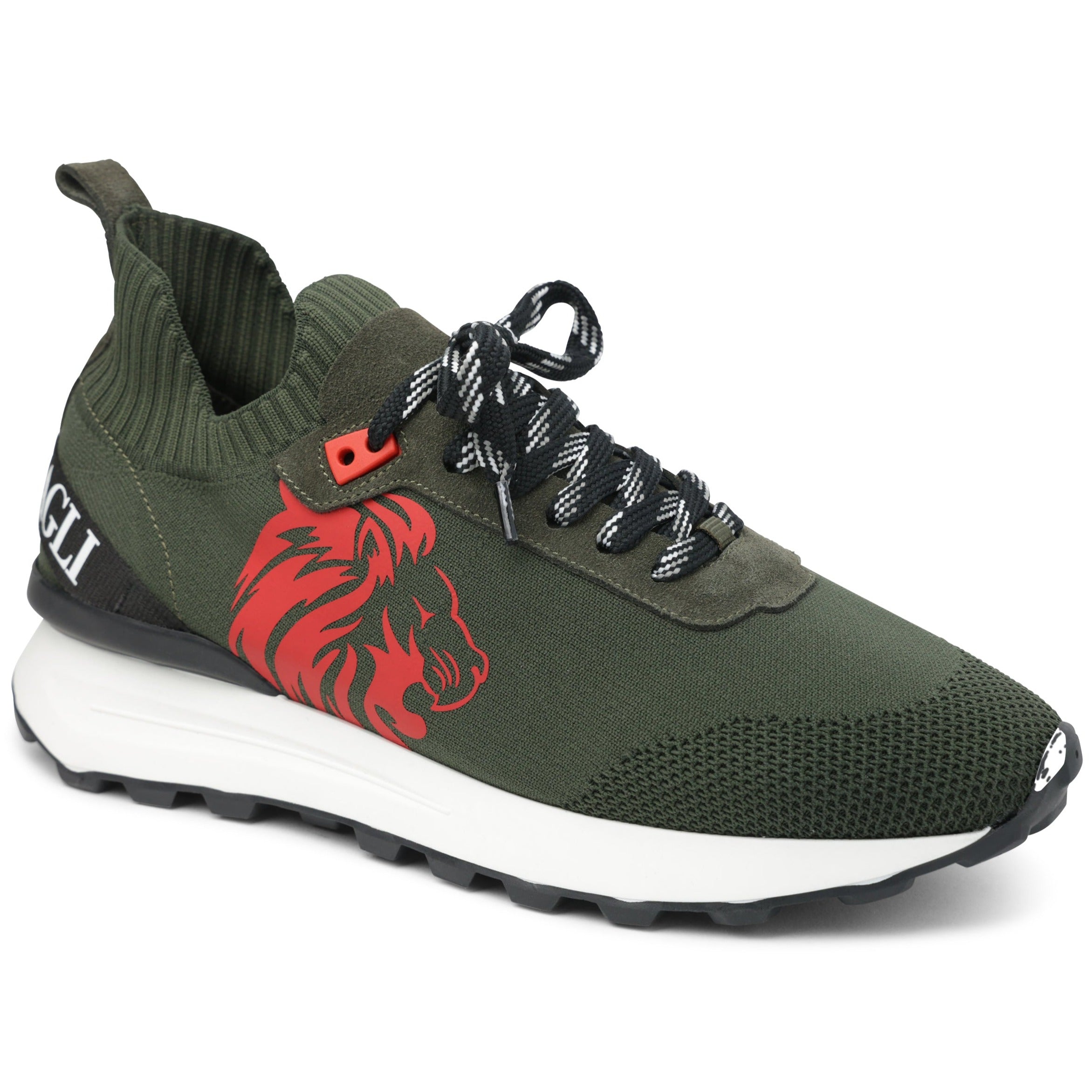 Image of Dion Sport Lace-Up Sneaker - Military Green