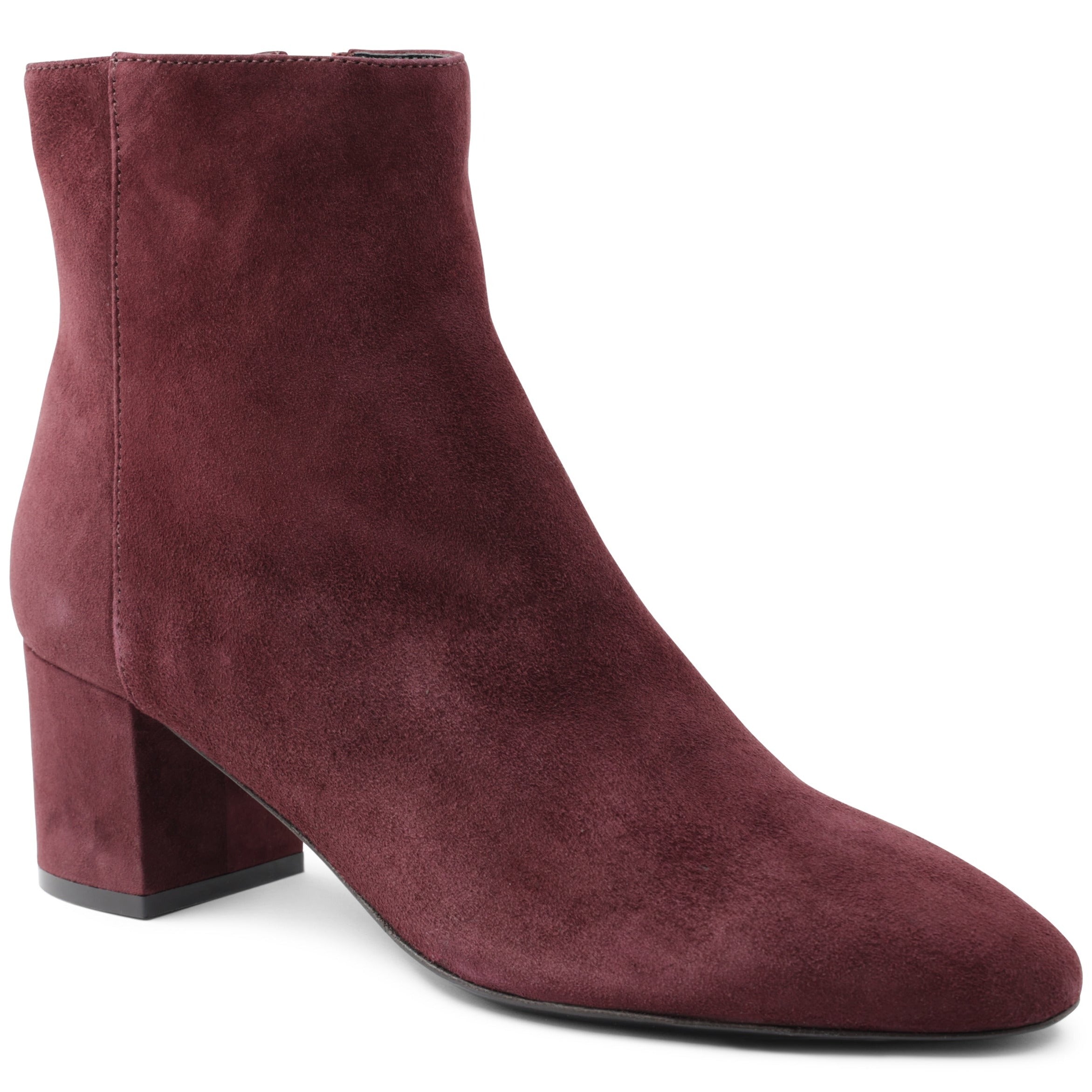 Image of Vinny Suede Ankle Boot - Bordo