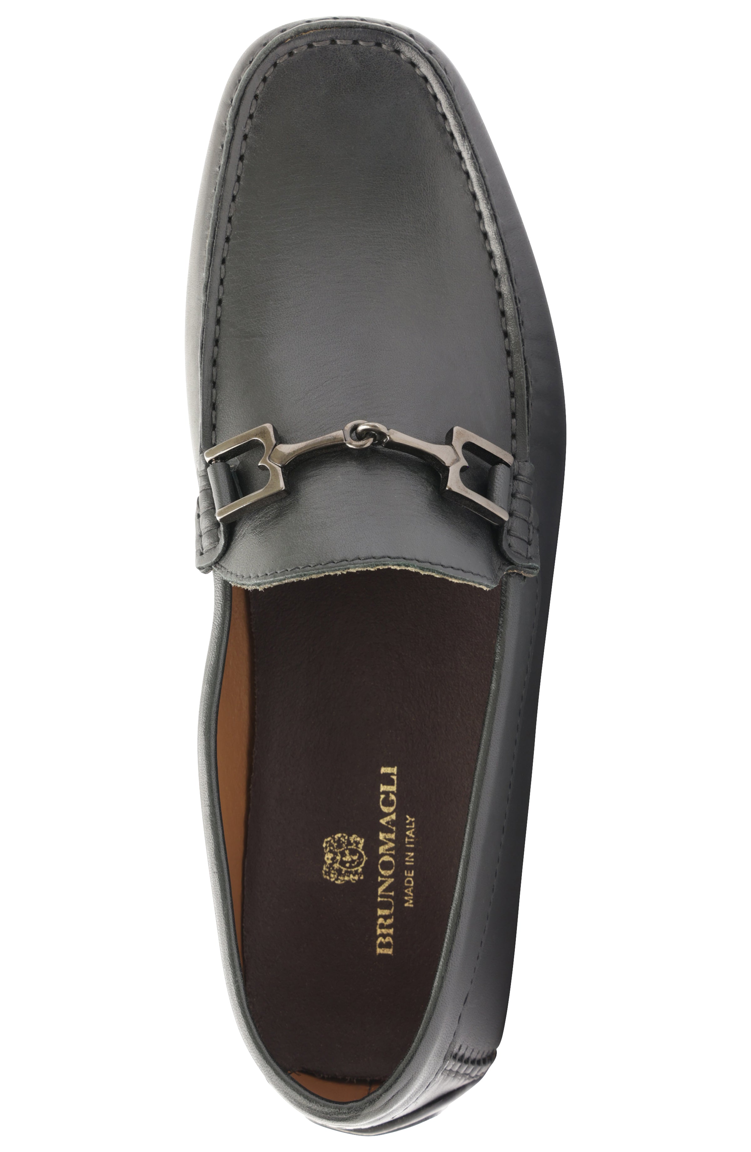 Xander Leather Driving Moccasin - Black – Bruno Magli