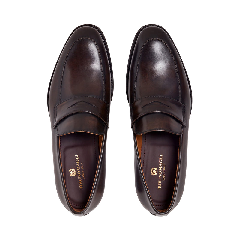 Fanetta Penny Loafer - Dark Brown 