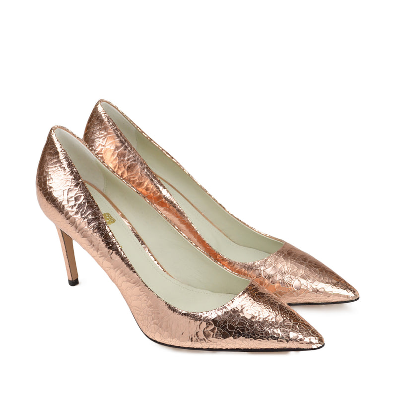 rose gold shoes 3 inch heel