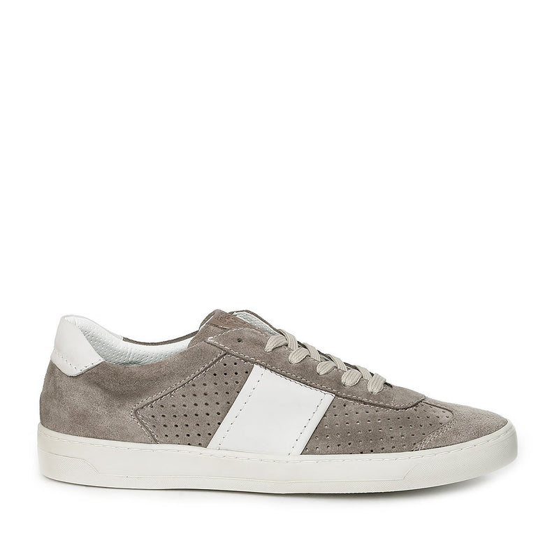 taupe suede sneakers