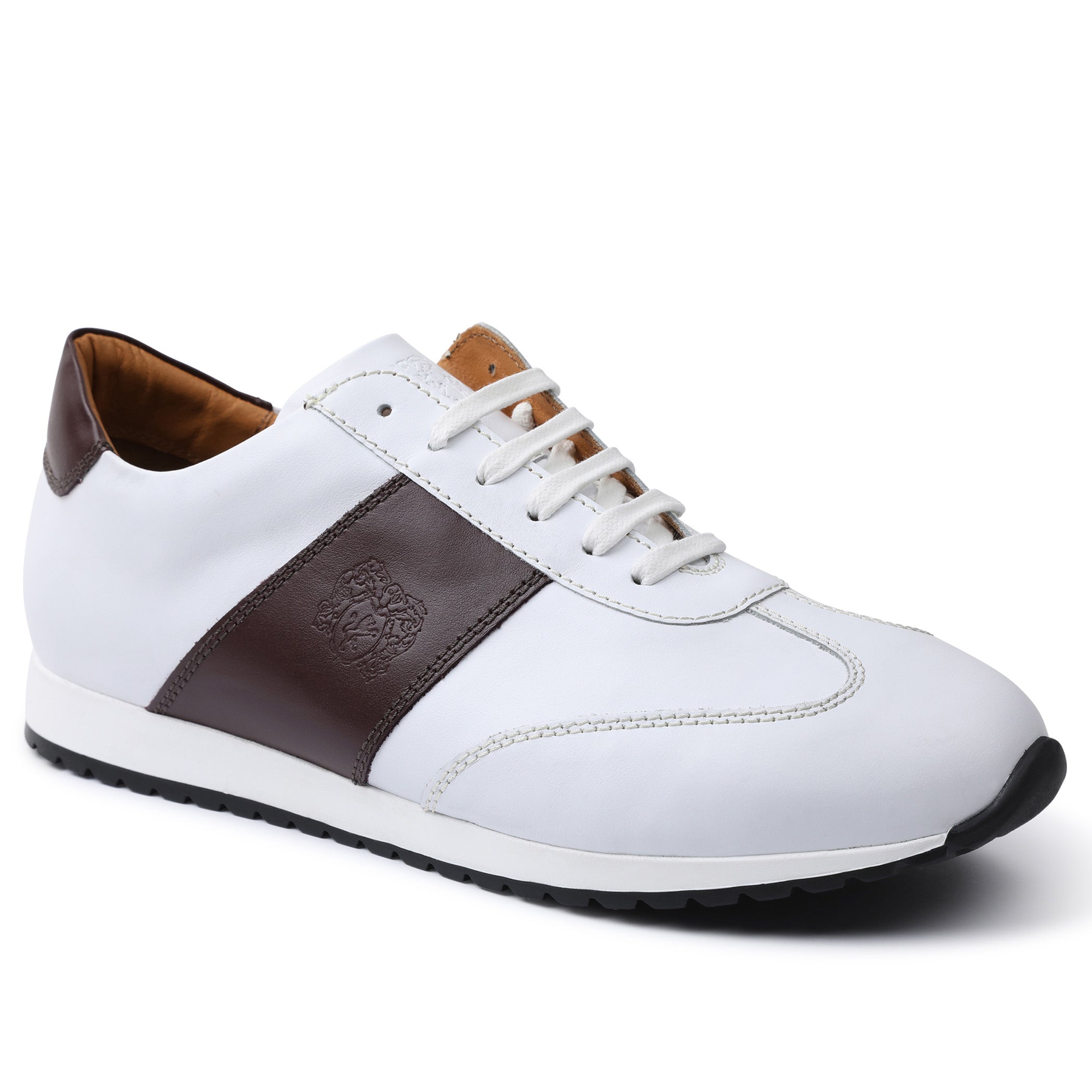 Image of Elliot Jogger Lace-Up Oxford Sneaker - White