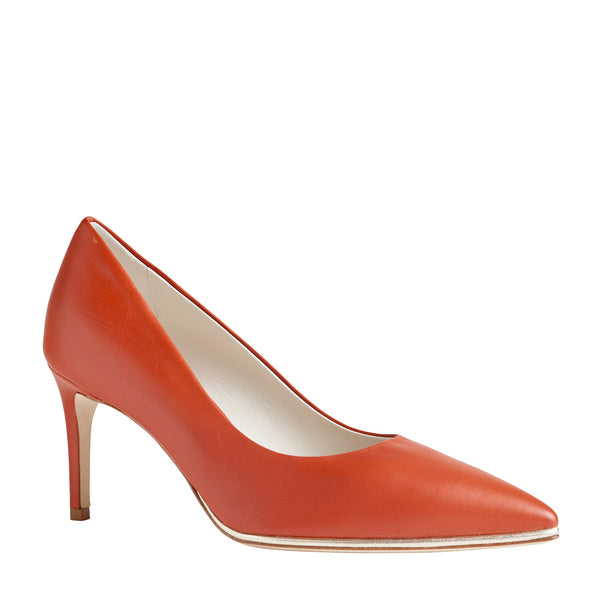 Galena Pointed-Toe Pump, 2.5 Inch - Rust