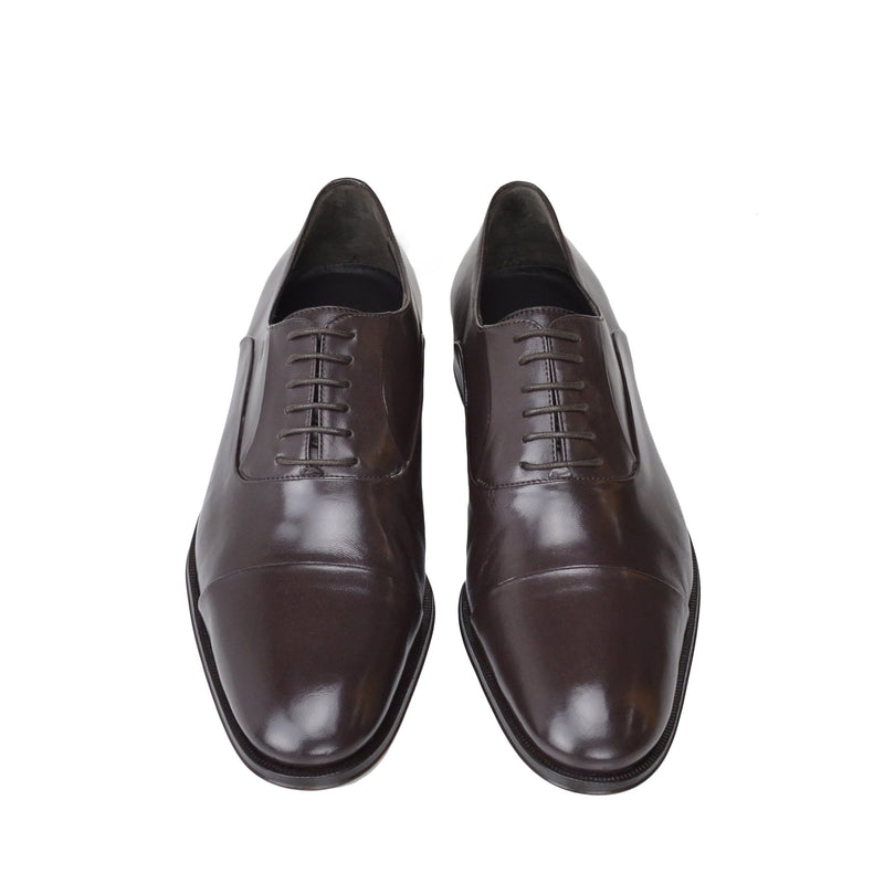 Maioco Leather Oxford - Dark Brown 