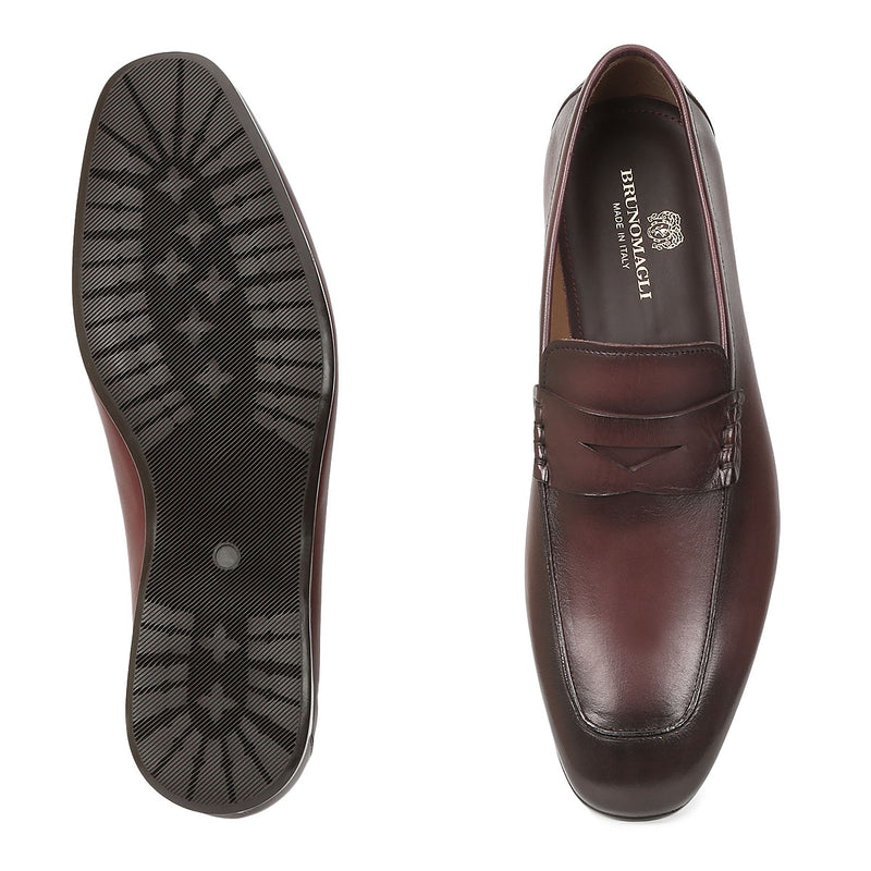 Margot Calf-Leather Penny Loafer 