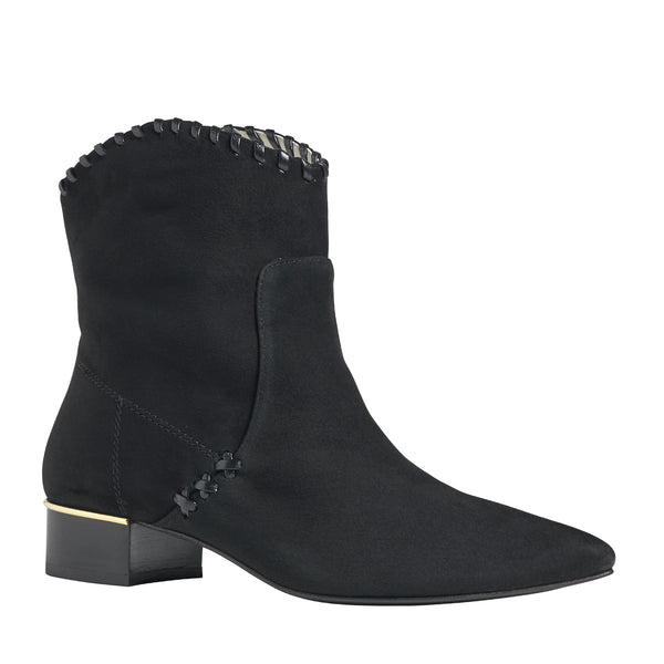 Marlene Western Ankle Boot - Black