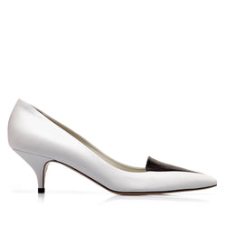 white pumps 2 inch heel