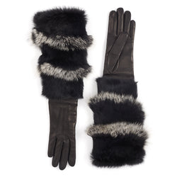 ladies fur gloves