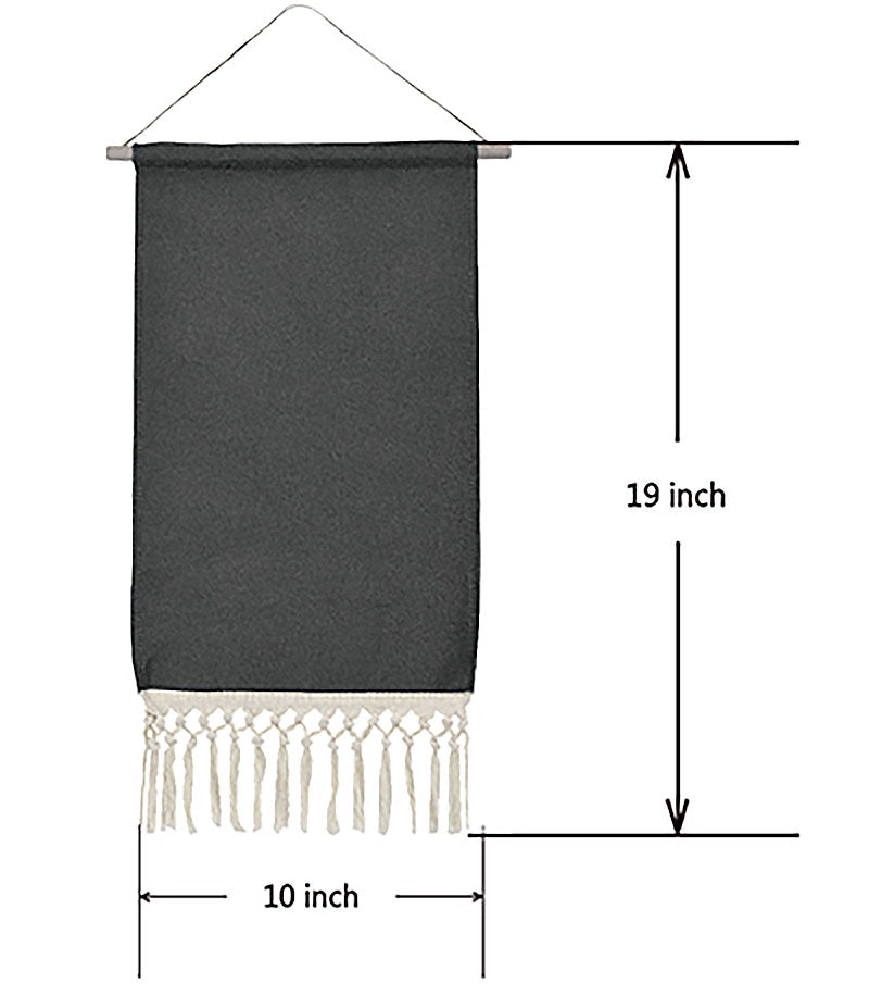 Linen Hanging Poster Size