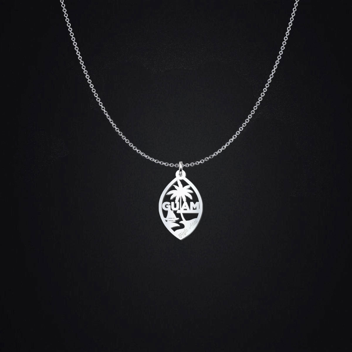 Download Guam Seal Sterling Silver Necklace Island Life