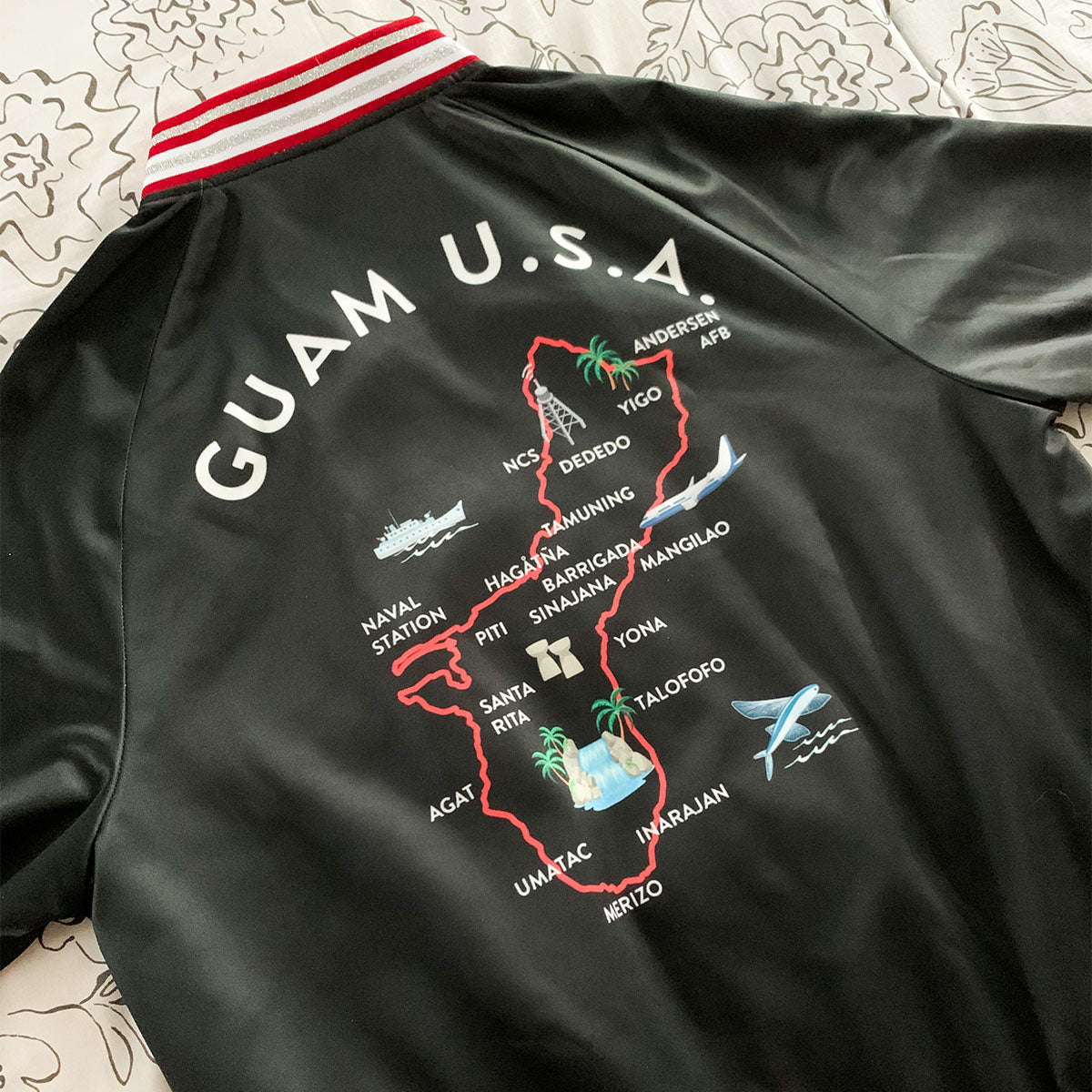 SAMMY´S GUAM USA アメリカ グアム 刺繍 ナイロンジャンパー+