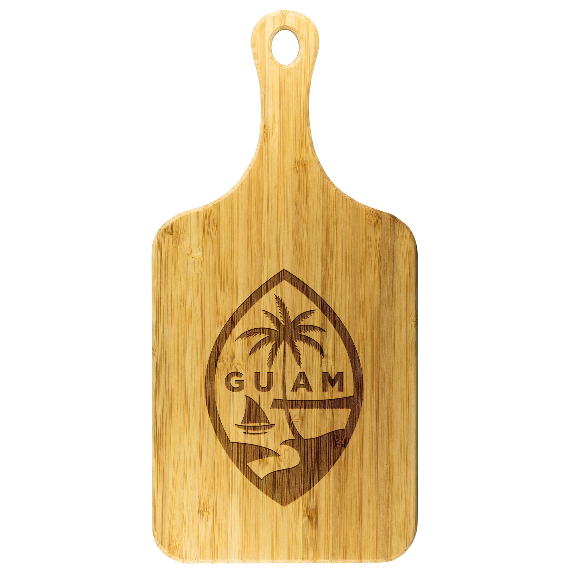 island bamboo cutting board