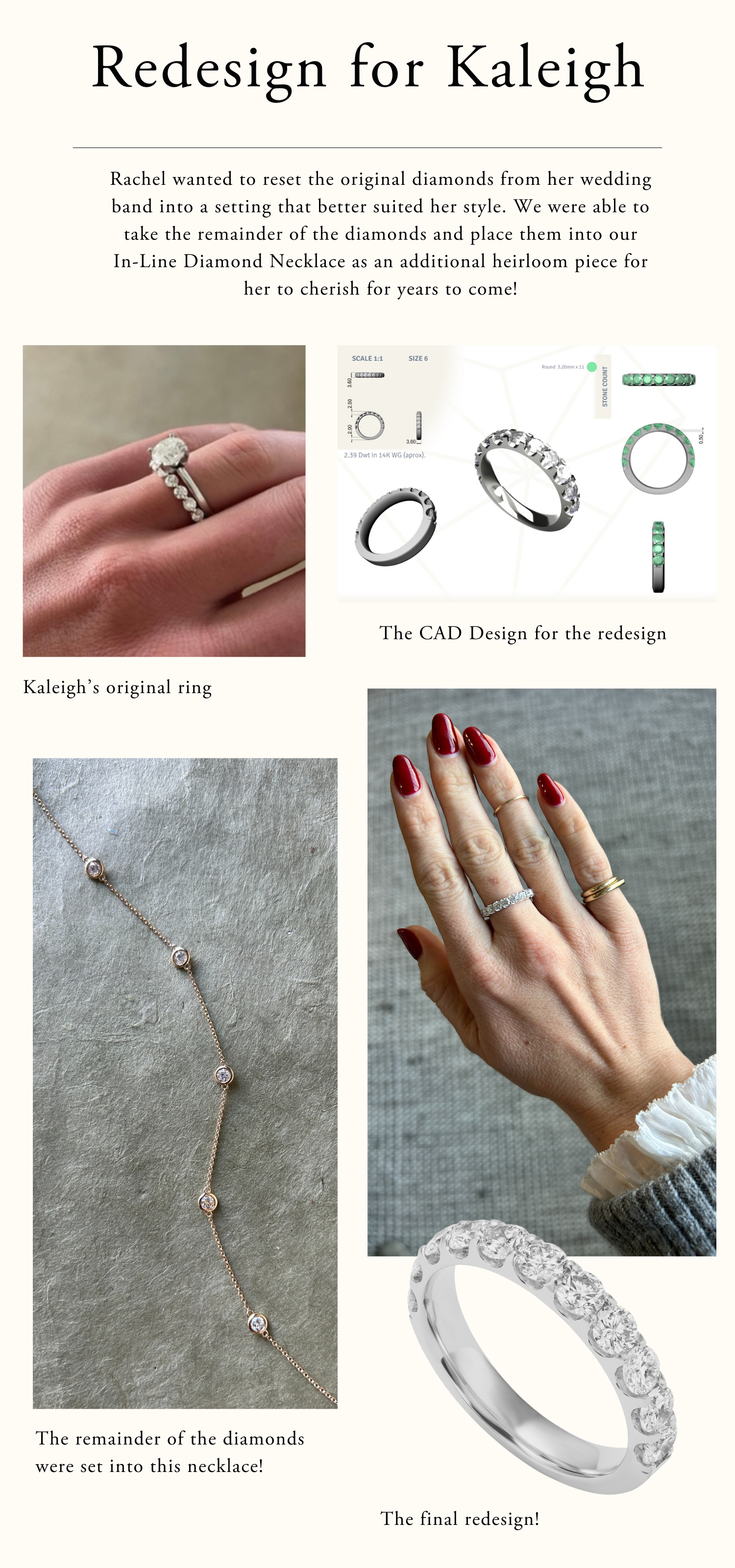 Custom Bridal Projects - Kaleigh's Redesign