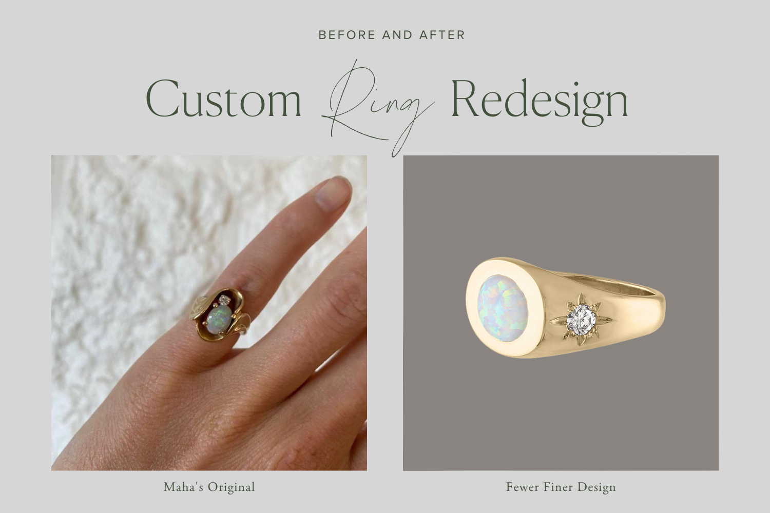 custom ring redesign 
