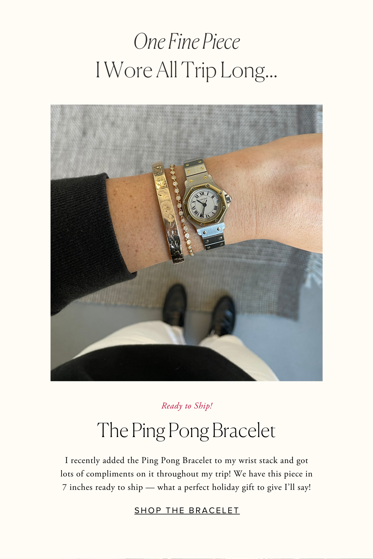 The Ping Pong Bracelet