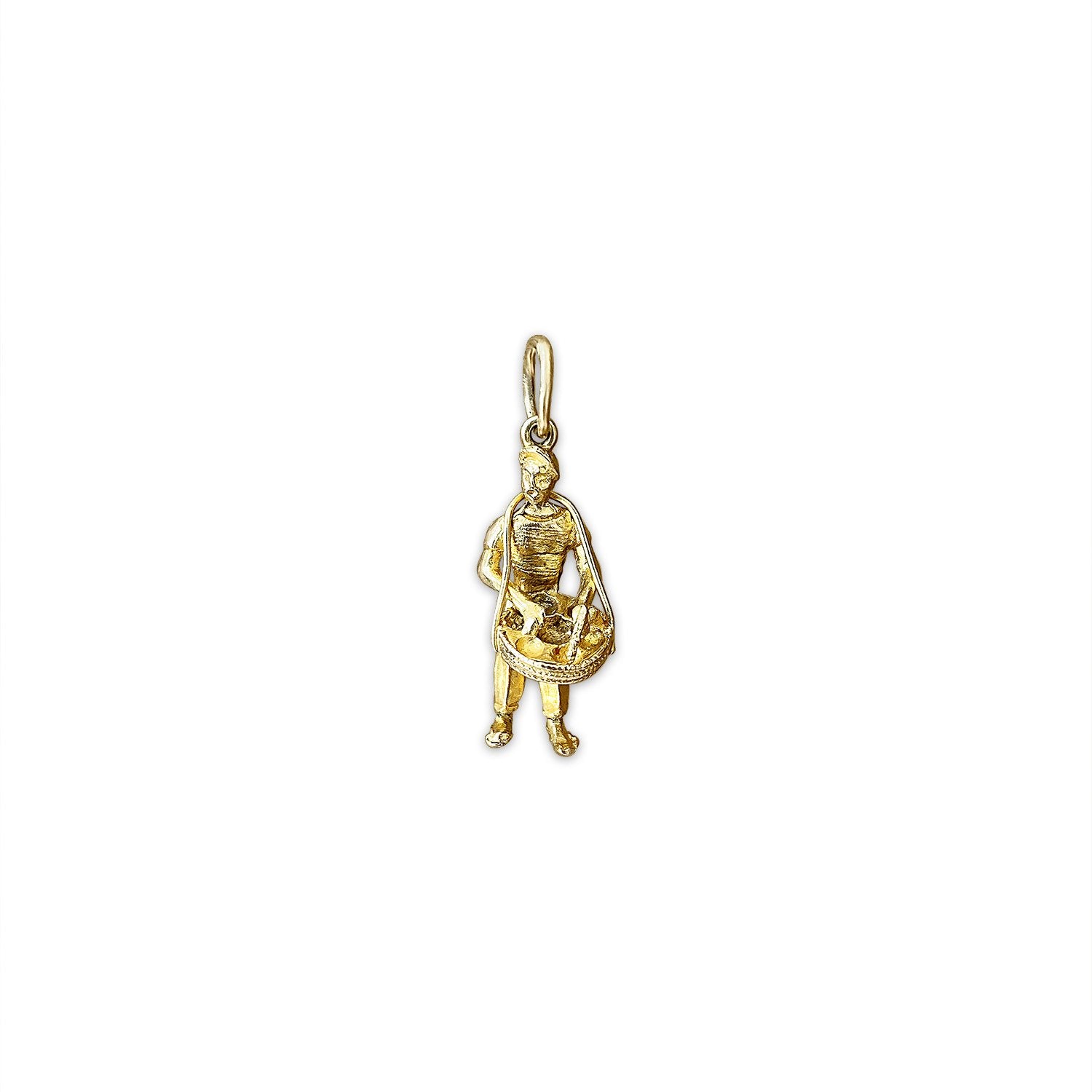 Vintage Bottle and Can Opener 14K Gold Charm