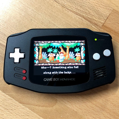 Gameboy Advance mit Hintergrundbeleuchtung