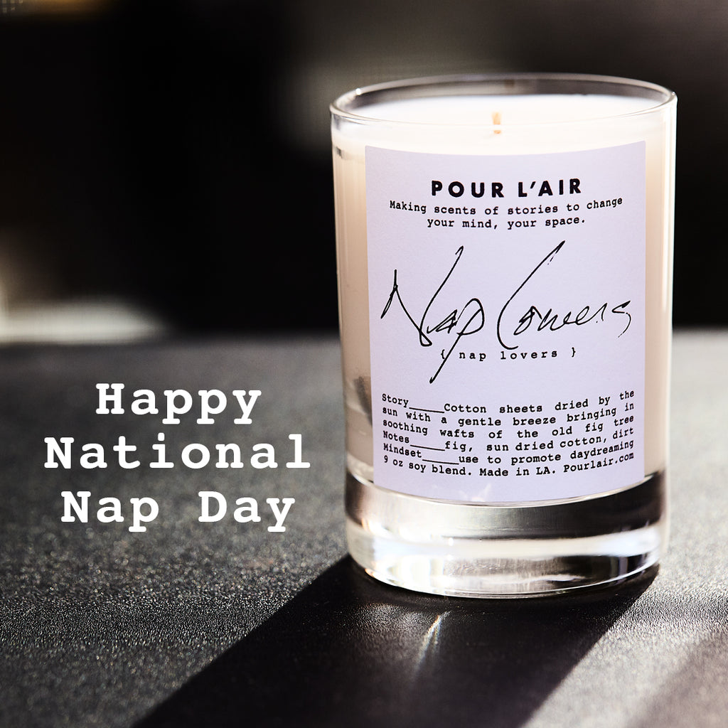 #nationalnapday The Nap candle made to celebrate Napping at work day