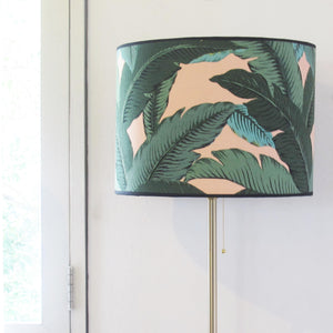 tropical print lampshades