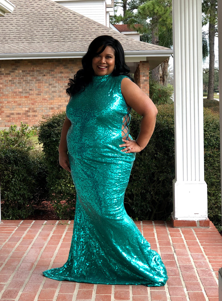 mardi gras gowns plus size