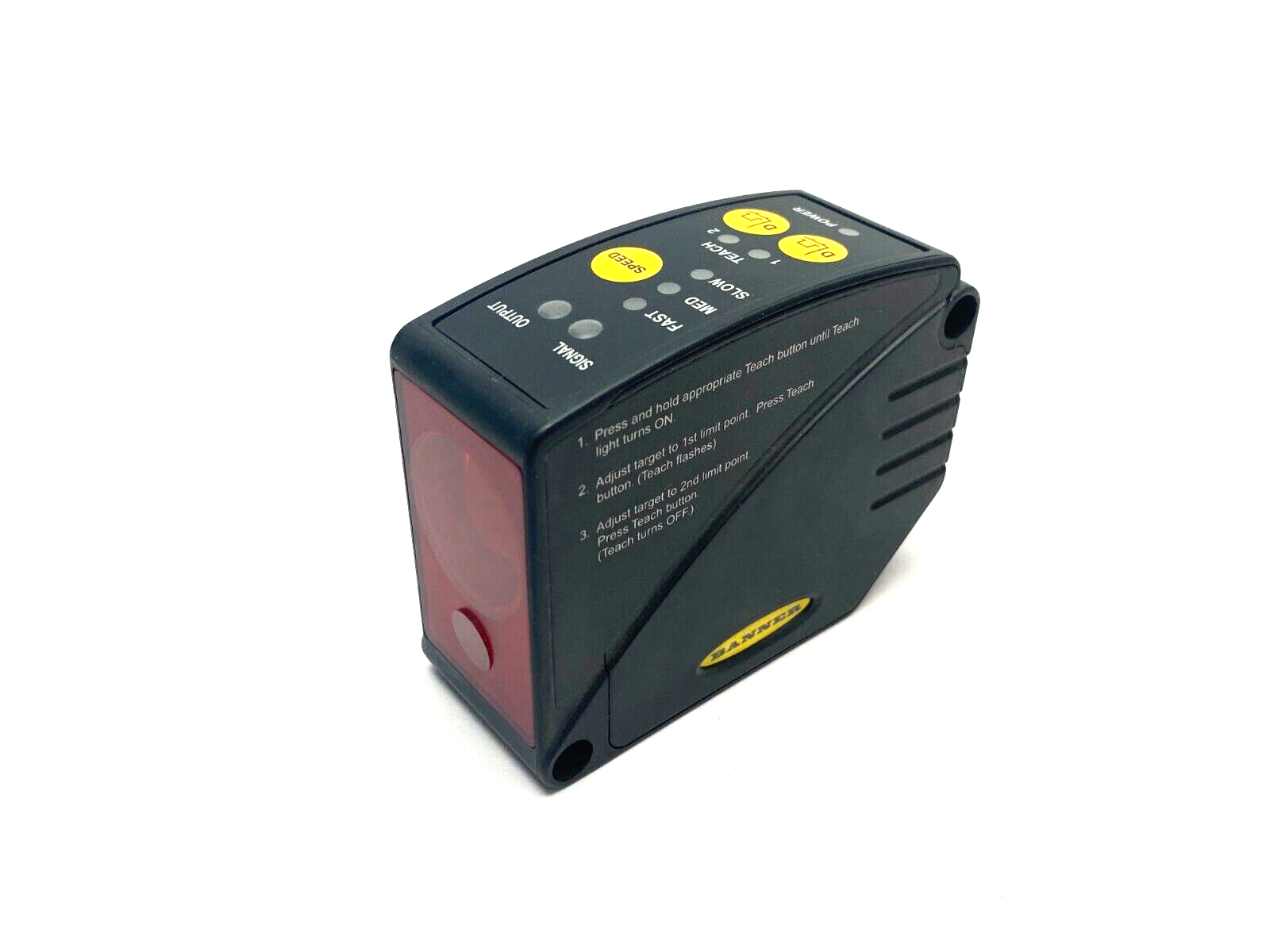 Banner LT3BDQ L-GAGE Laser Diffuse Time-Of-Flight Sensor 300mm to 5m 65516