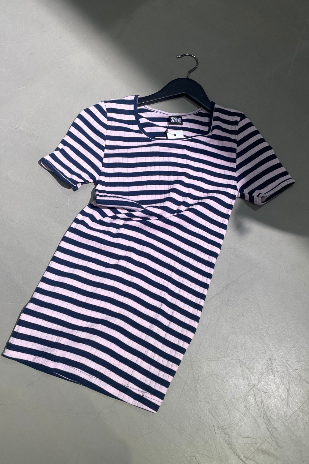 Billede af 101 Short Sleeve Broadway - Marine/Rosa - Nørgaard på Strøget - Stribet One Size