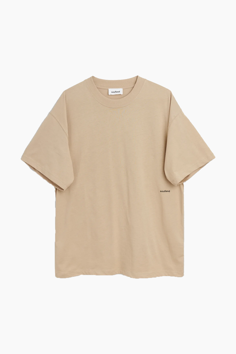 Se Ash T-shirt - Beige - Soulland - Beige XS/S hos QNTS.dk