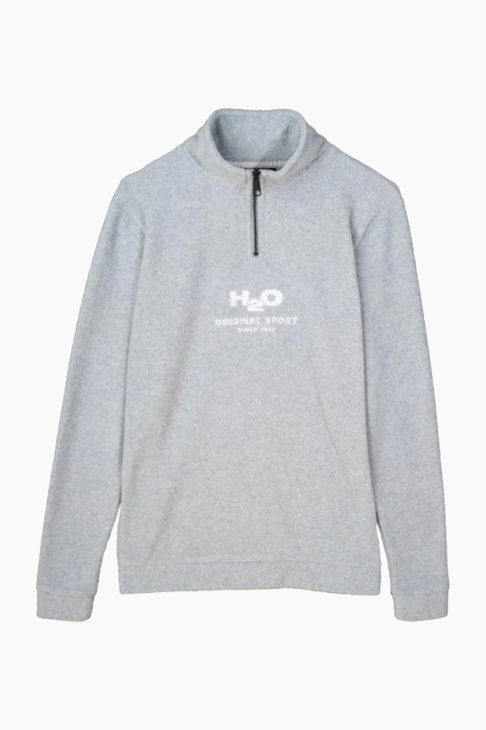 Se Blåvand II Fleece Half Zip - Lt. Grey Mel - H2O - Grå XS hos QNTS.dk