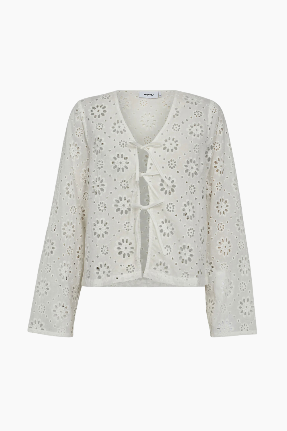 Se Canli Long Sleeved Shirt - Snow White - Moves - Hvid XS hos QNTS.dk