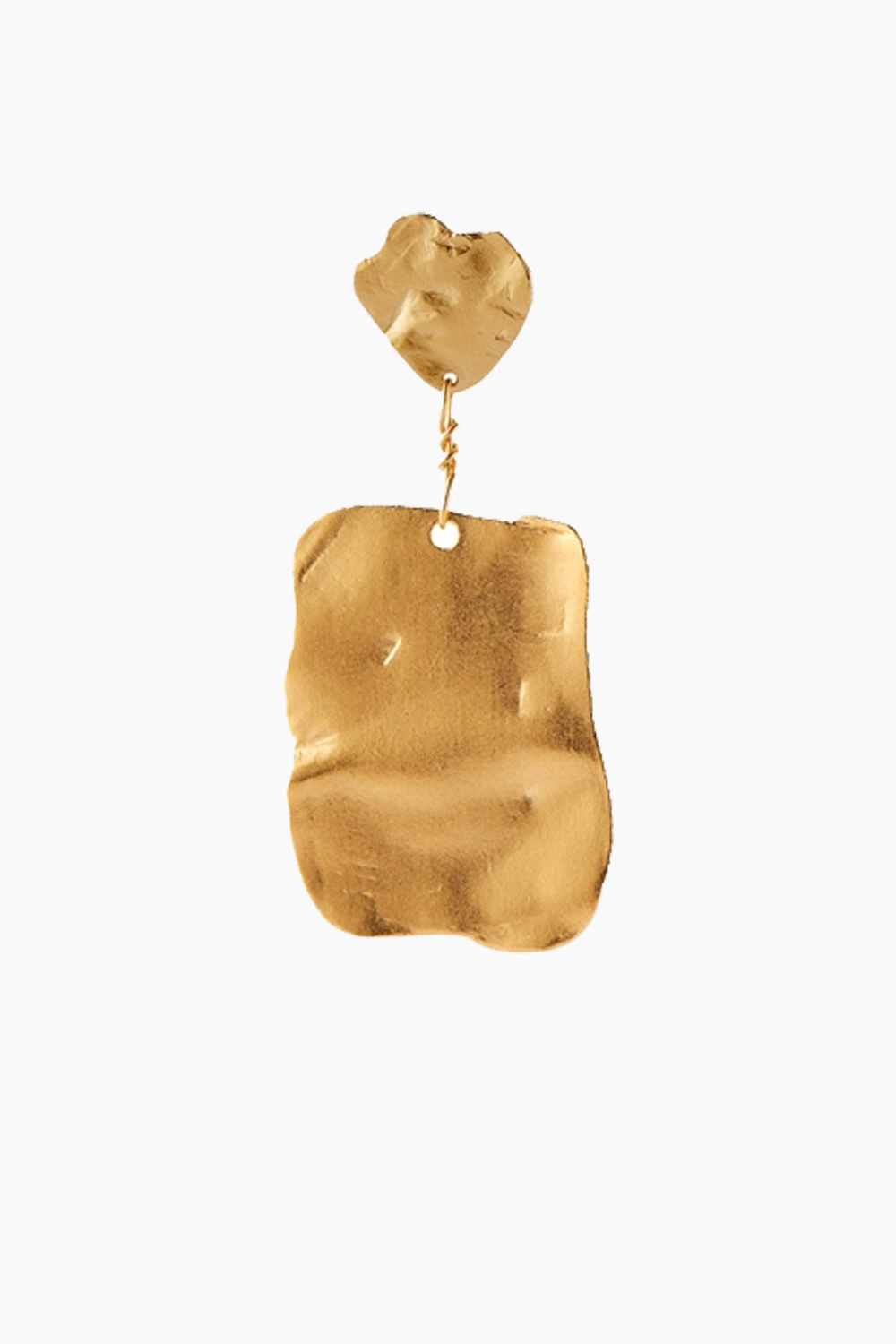 Se Golden Reflection Earring - Gold - Stine A - Guld One Size hos QNTS.dk