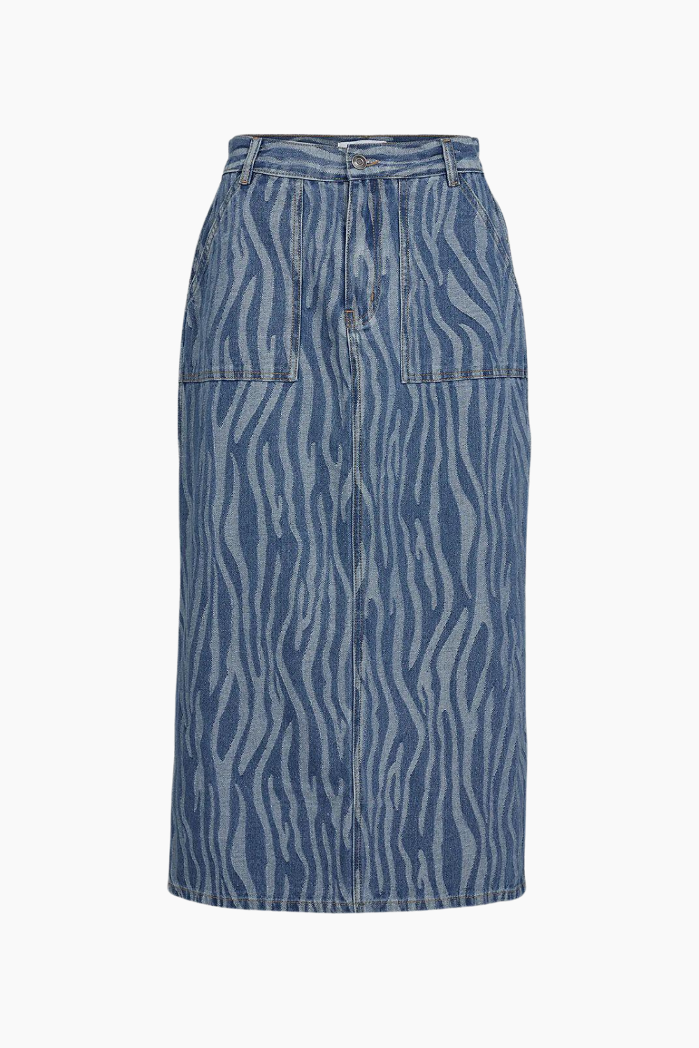 Se Guna Midi Skirt - Medium Blue - Moves - Blå XL hos QNTS.dk