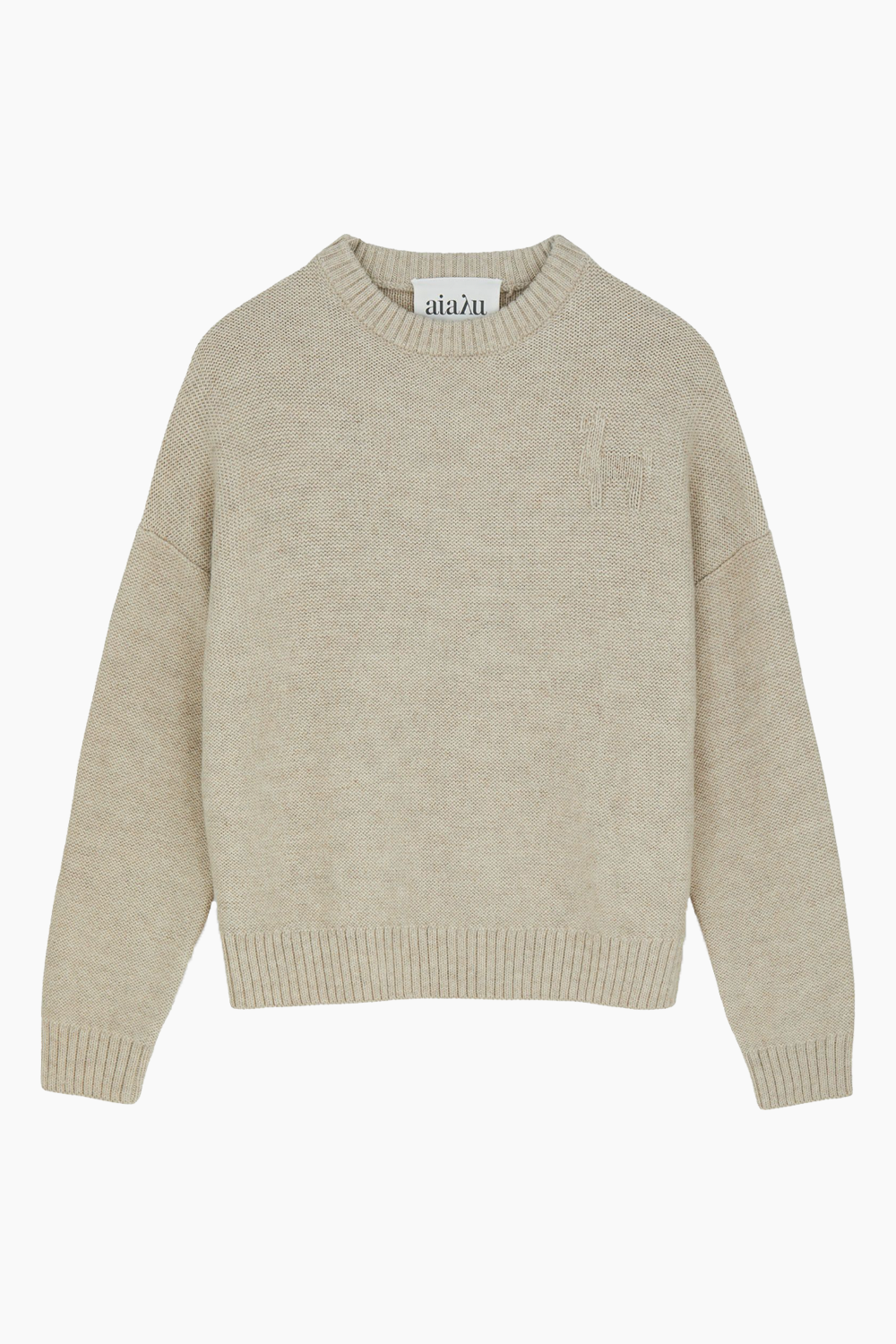 Se Highland Juna Sweater - Pure Natural - Aiayu - Beige XL hos QNTS.dk