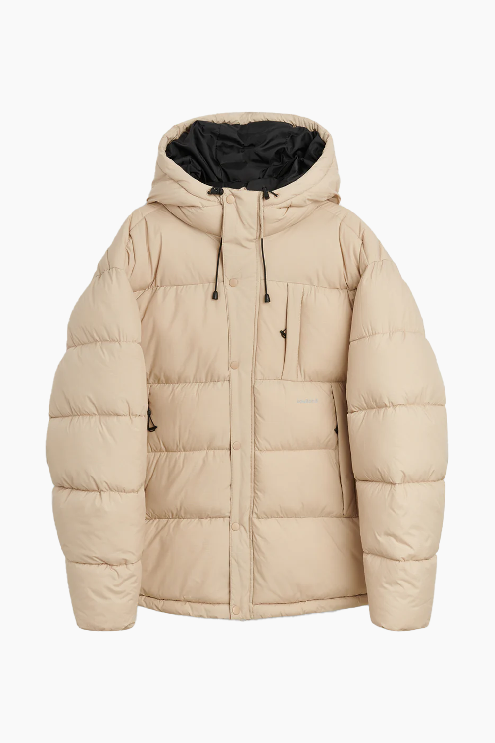 Se Ian Puffer Jacket - Beige - Soulland - Beige XXS-XS hos QNTS.dk