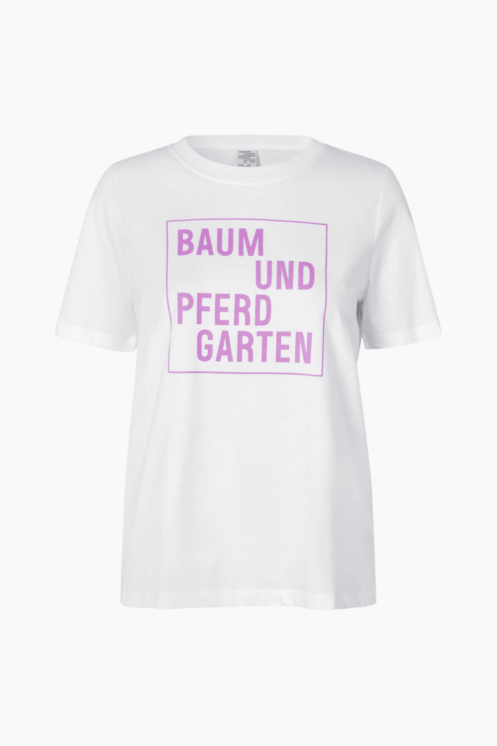 Se Jawo T-Shirt - Orchid Logo Box - Baum und Pferdgarten - Hvid S hos QNTS.dk
