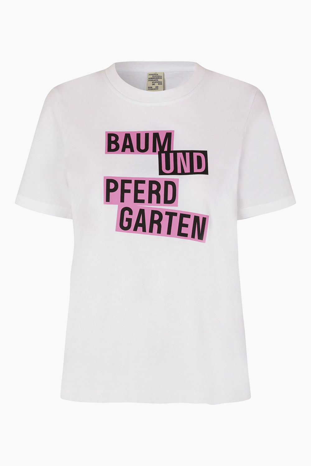 Se Jawo T-Shirt - Pink Cyclamen Baum - Baum und Pferdgarten - Hvid S hos QNTS.dk