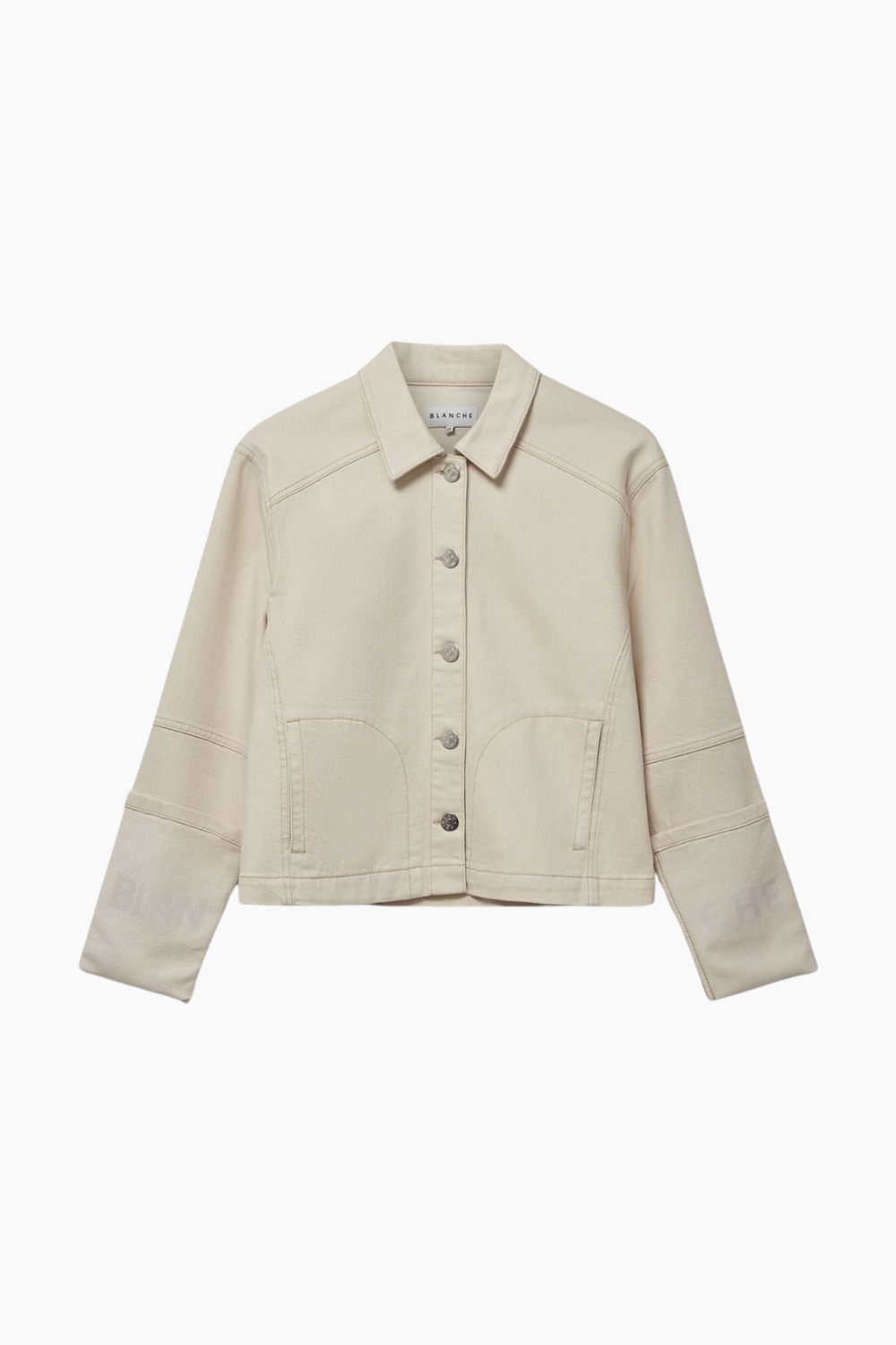 Se Kant-BL Sable Denim Jacket - Plaza Taupe - Blanche - Hvid S hos QNTS.dk