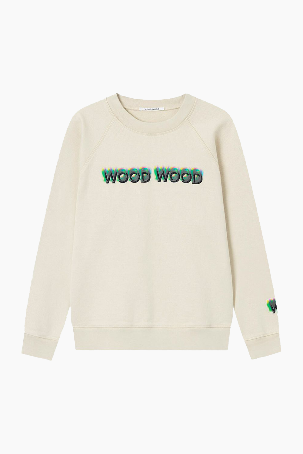 Se Leia Logo Sweatshirt - Soft Sand - Wood Wood - Beige M hos QNTS.dk